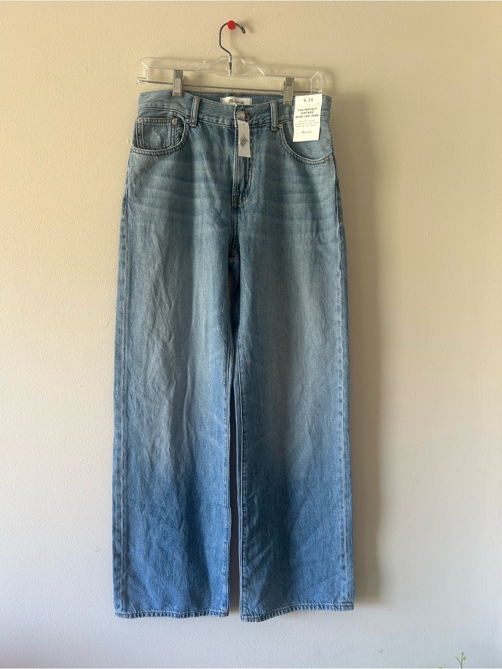 Madewell Light Blue Wide Leg Jeans